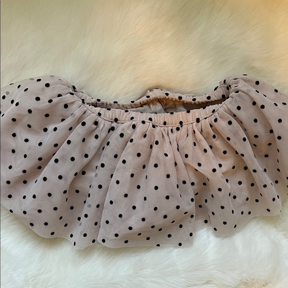 GAP Polka Dot Skirt - Pink and Black